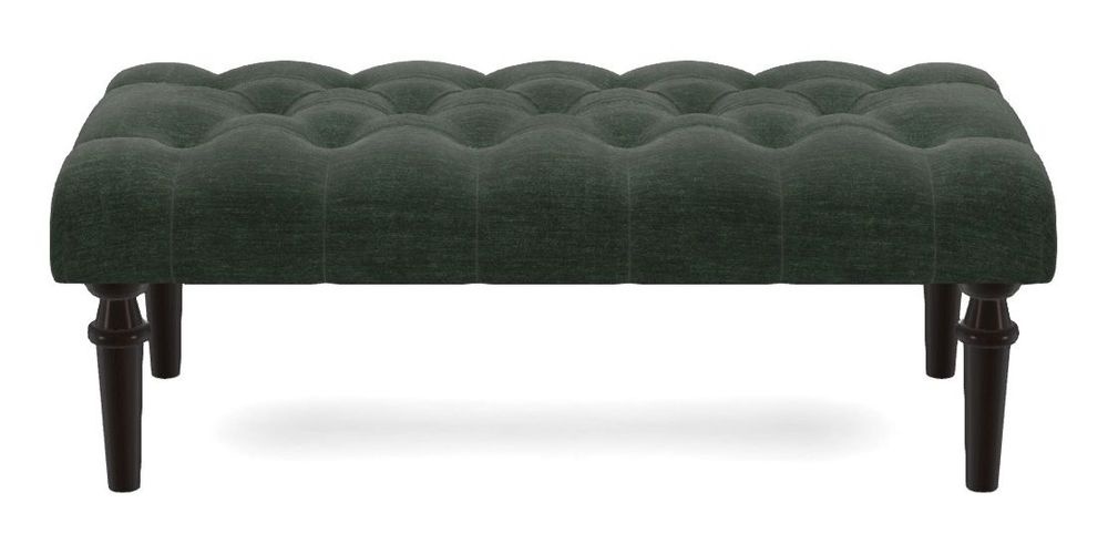 Small Buttoned Footstool