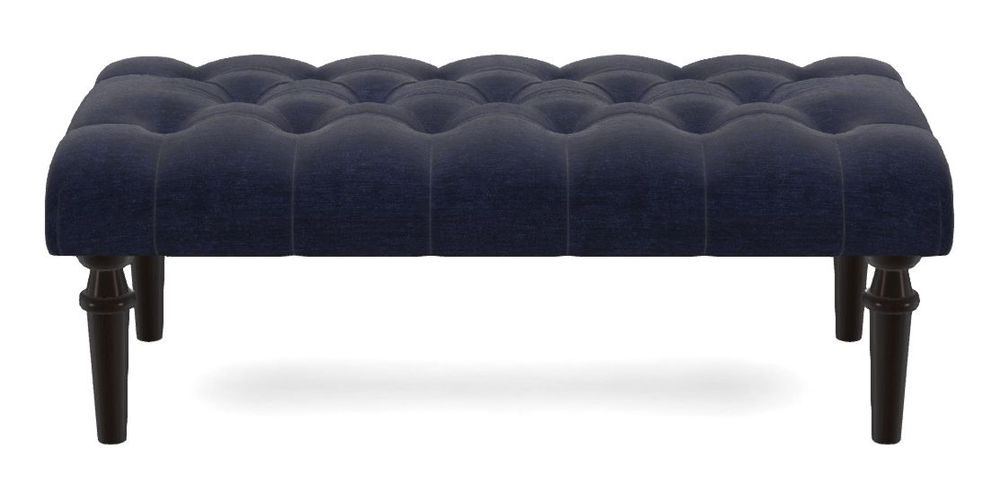 Small Buttoned Footstool