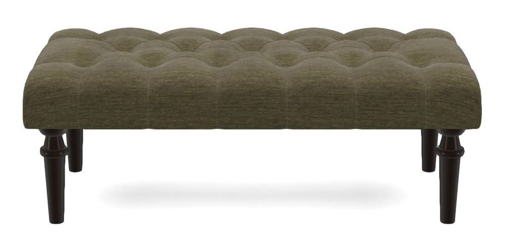 Small Buttoned Footstool