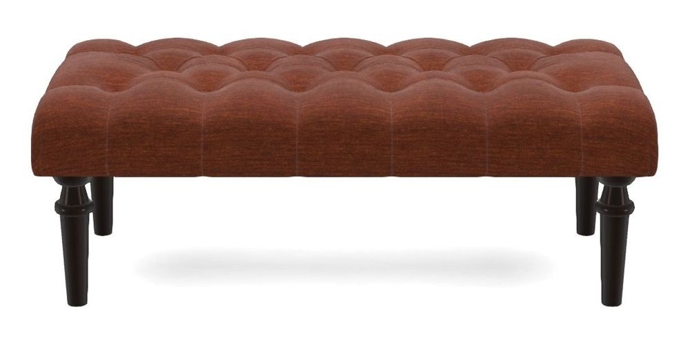 Small Buttoned Footstool