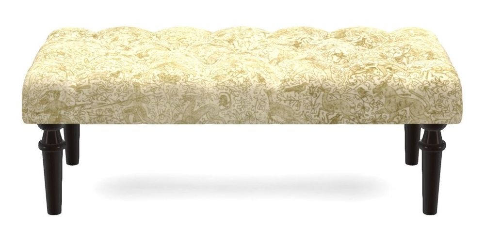 Small Buttoned Footstool