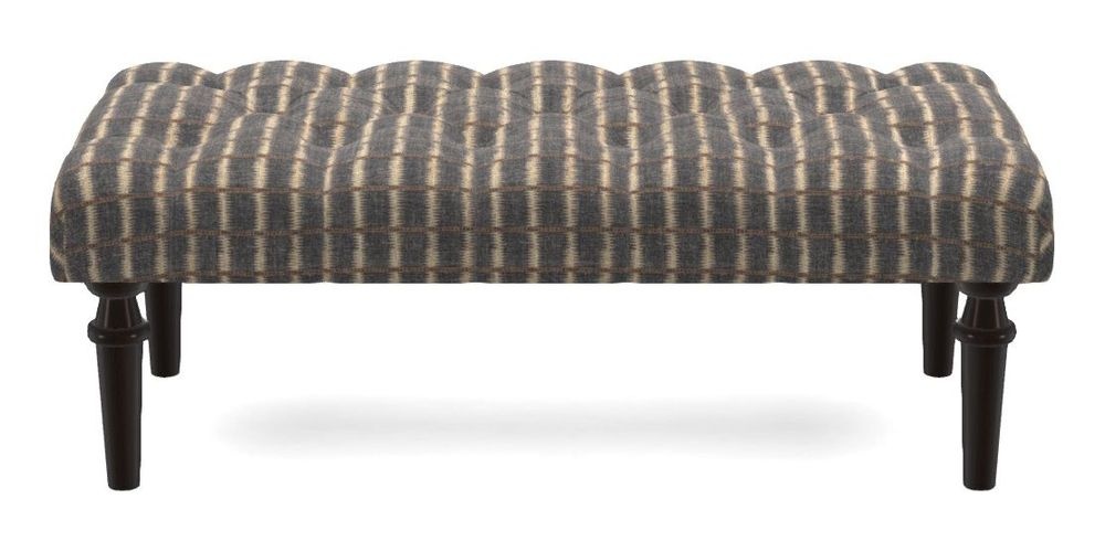 Small Buttoned Footstool