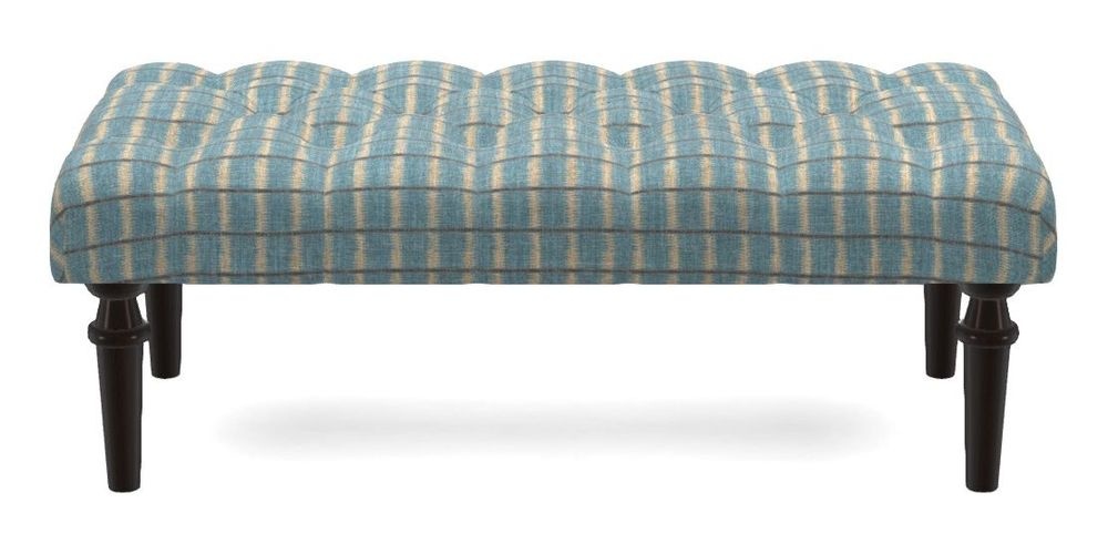 Small Buttoned Footstool