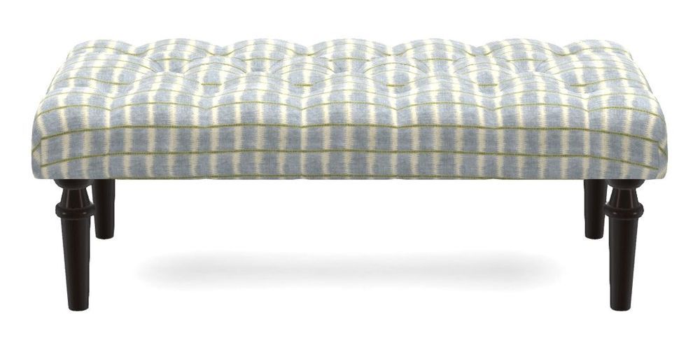 Small Buttoned Footstool