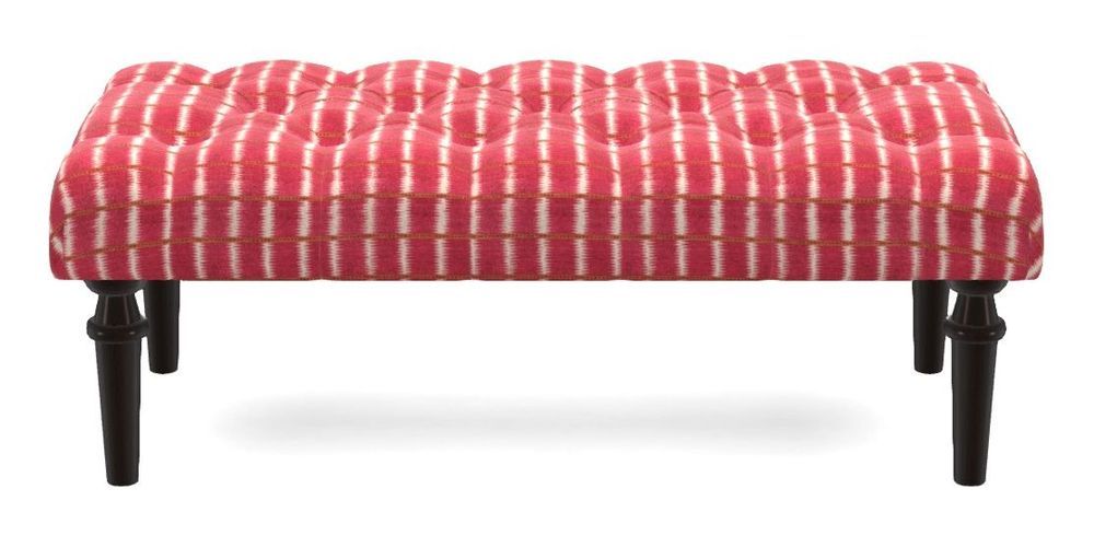 Small Buttoned Footstool