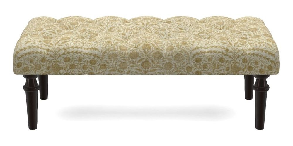 Small Buttoned Footstool