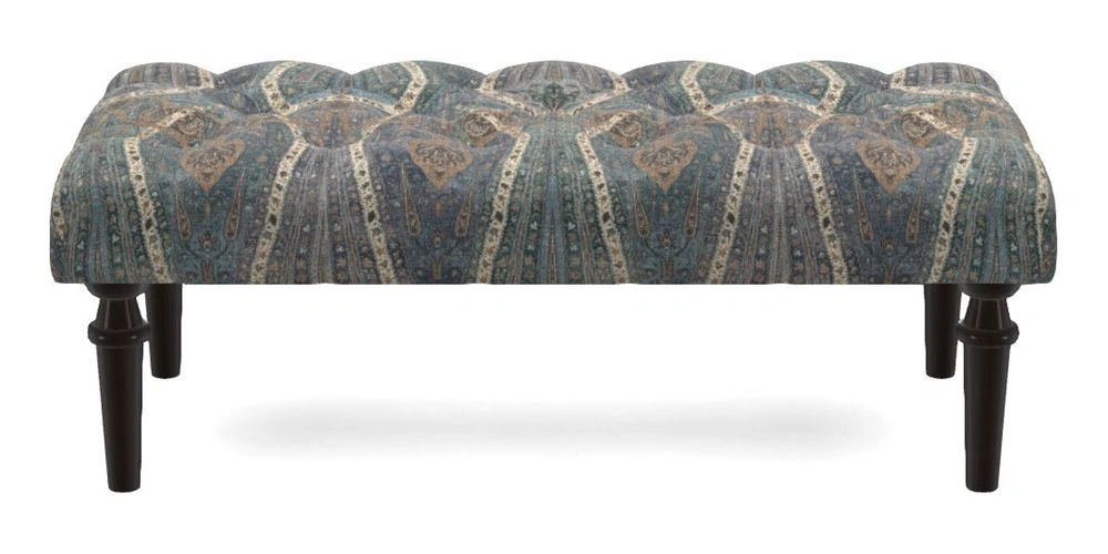 Small Buttoned Footstool