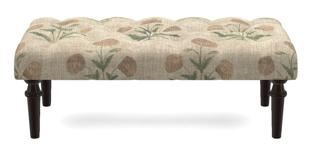 Small Buttoned Footstool