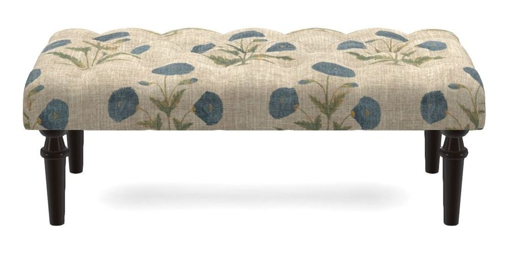 Small Buttoned Footstool