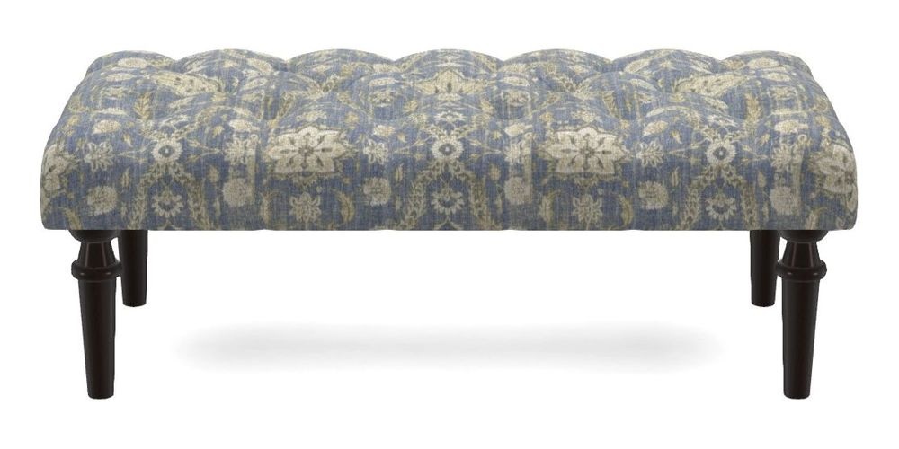 Small Buttoned Footstool