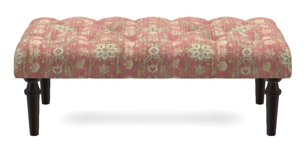 Small Buttoned Footstool