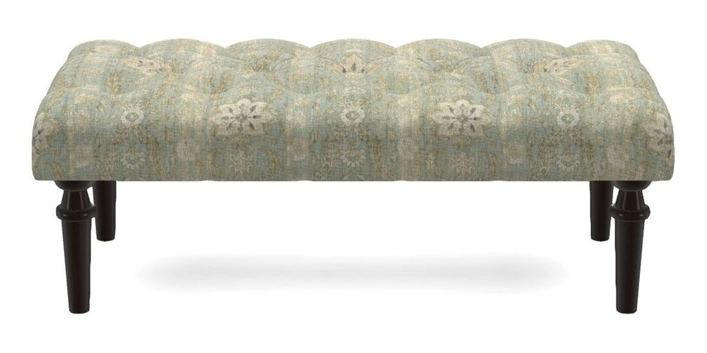 Small Buttoned Footstool