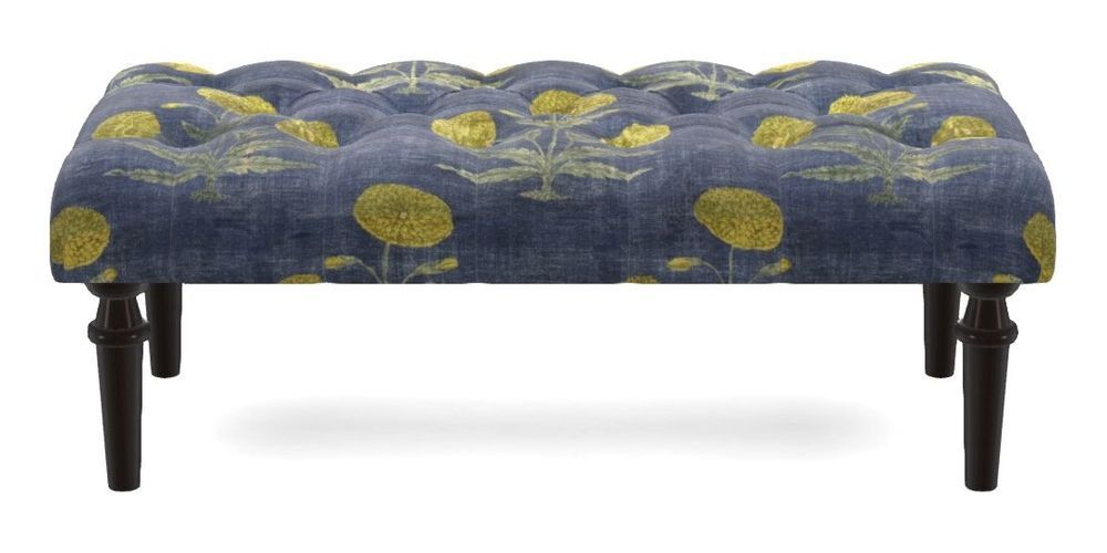 Small Buttoned Footstool