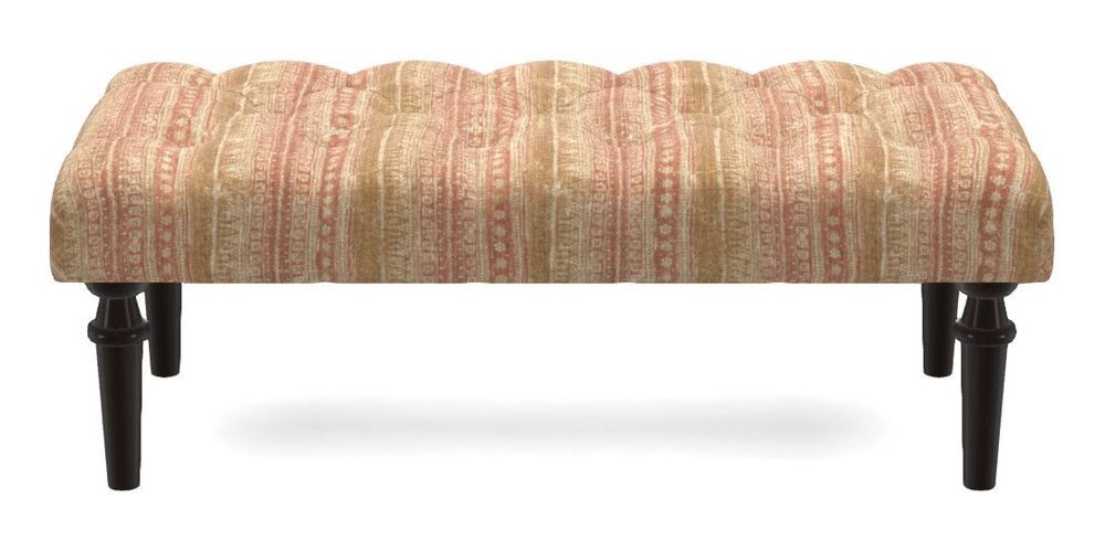 Small Buttoned Footstool