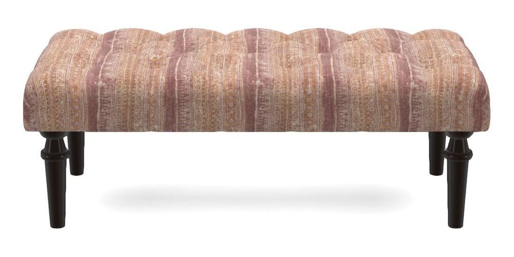 Small Buttoned Footstool