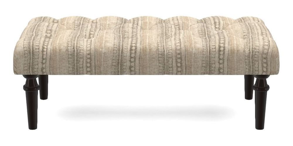 Small Buttoned Footstool