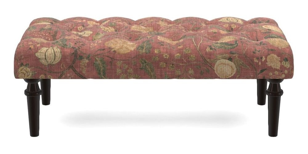 Small Buttoned Footstool