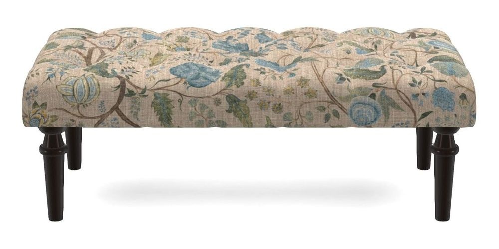 Small Buttoned Footstool