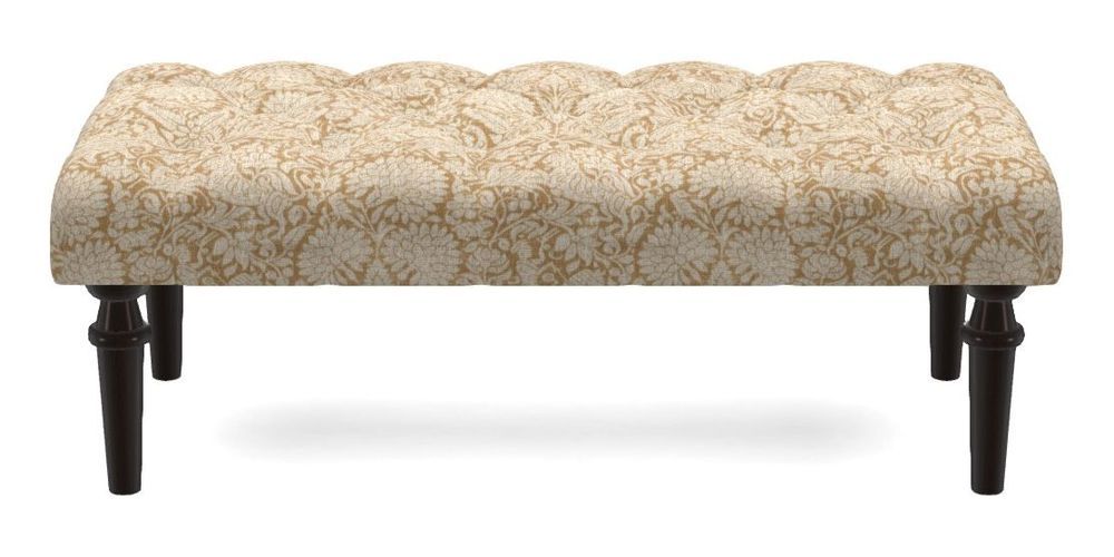 Small Buttoned Footstool