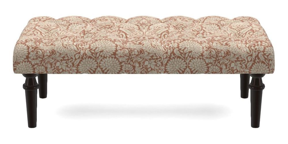 Small Buttoned Footstool