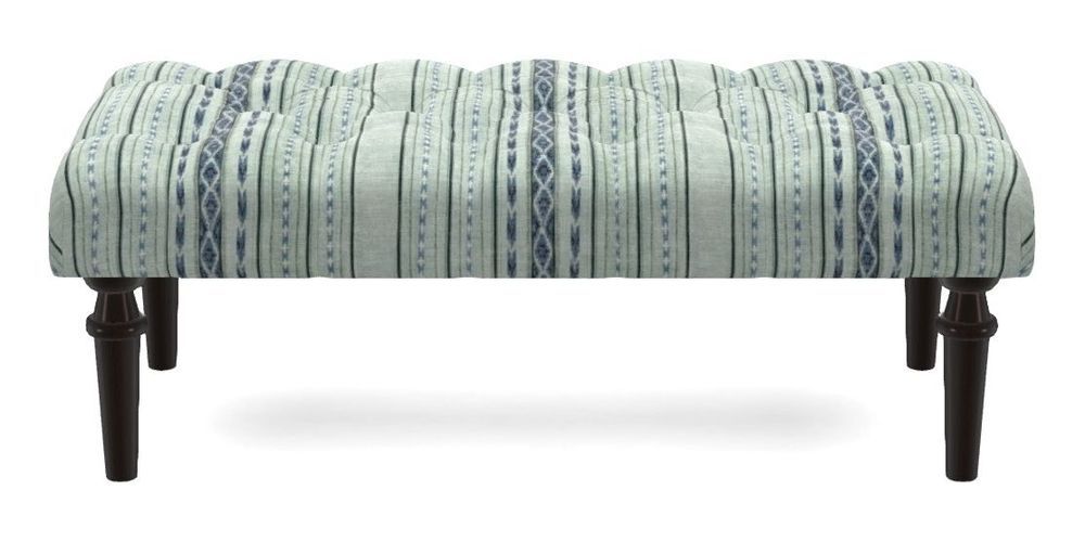 Small Buttoned Footstool