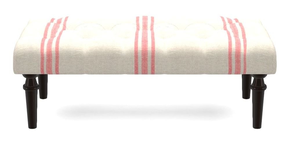 Small Buttoned Footstool