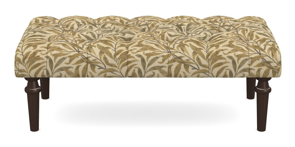 Product photograph of Pentlow Footstool Large Footstool In V A Drawn From Nature - Willow Bough Large - Gold from Sofas and Stuff Limited