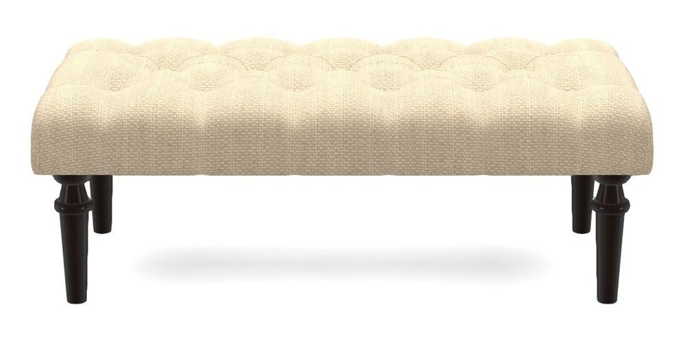 Small Buttoned Footstool