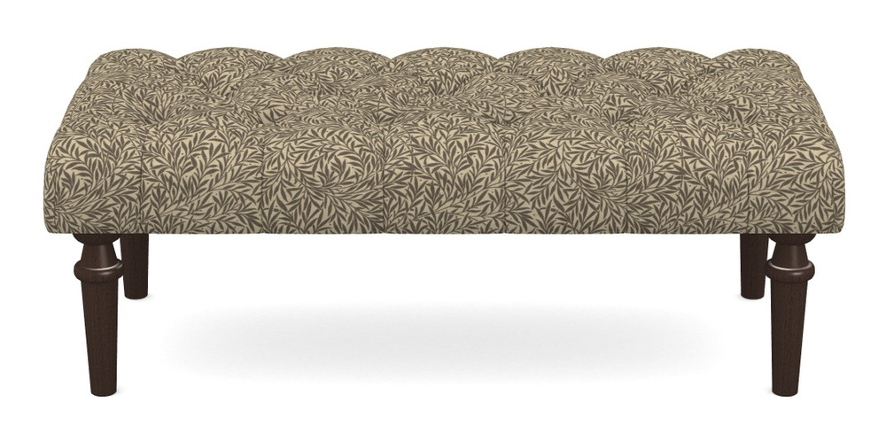 Product photograph of Pentlow Footstool Large Footstool In V A Drawn From Nature Collection - Willow - Brown from Sofas and Stuff Limited