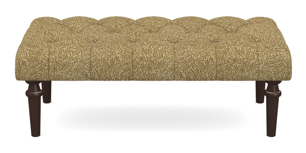 Product photograph of Pentlow Footstool Large Footstool In V A Drawn From Nature Collection - Willow - Gold from Sofas and Stuff Limited