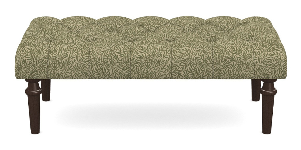 Product photograph of Pentlow Footstool Large Footstool In V A Drawn From Nature Collection - Willow - Light Green from Sofas and Stuff Limited
