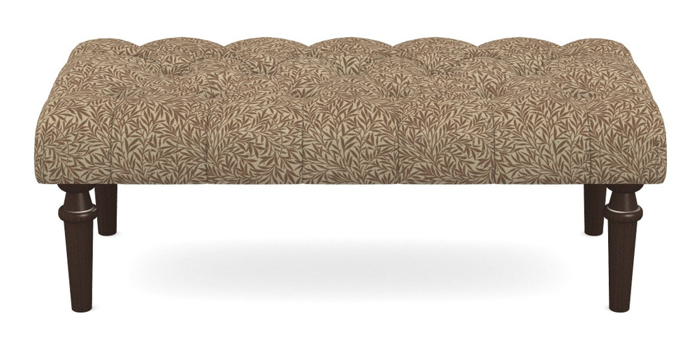 Product photograph of Pentlow Footstool Large Footstool In V A Drawn From Nature Collection - Willow - Terracotta from Sofas and Stuff Limited