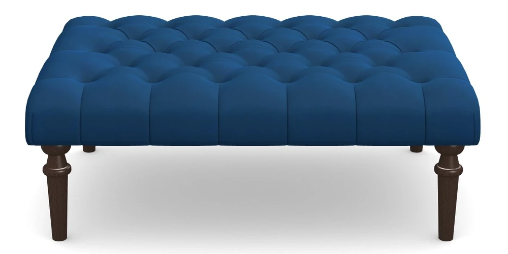 Medium Buttoned Footstool