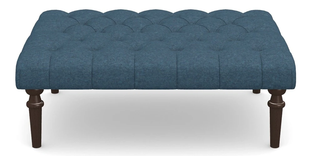 Medium Buttoned Footstool