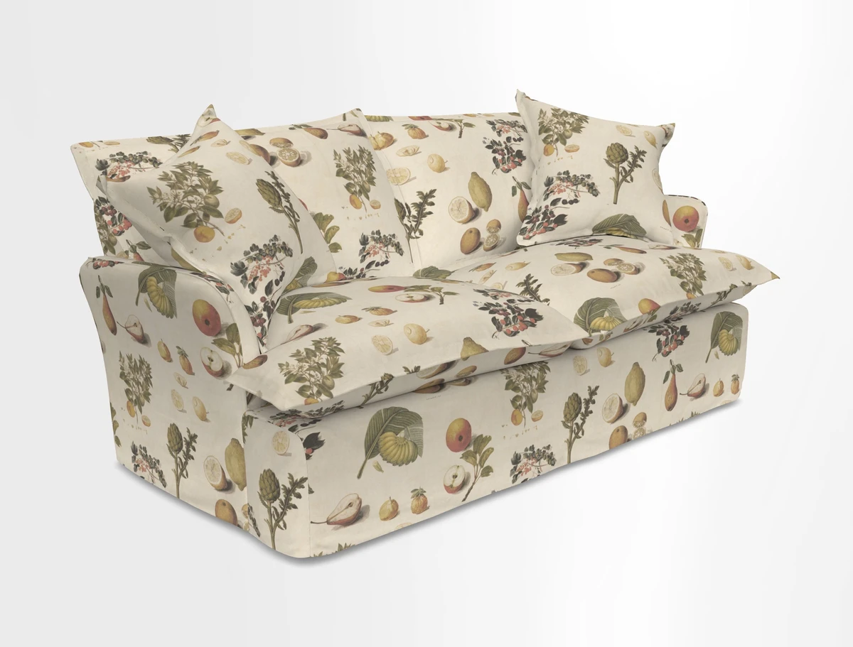 St Ives 2.5 seater sofa in Two Tone Plain Biscuit