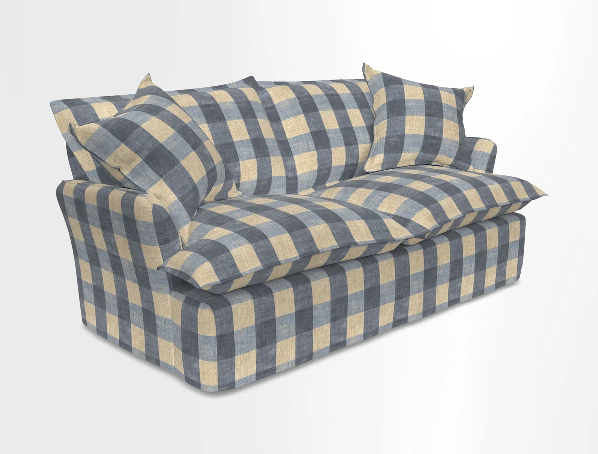 St Ives 2.5 seater sofa in Two Tone Plain Biscuit