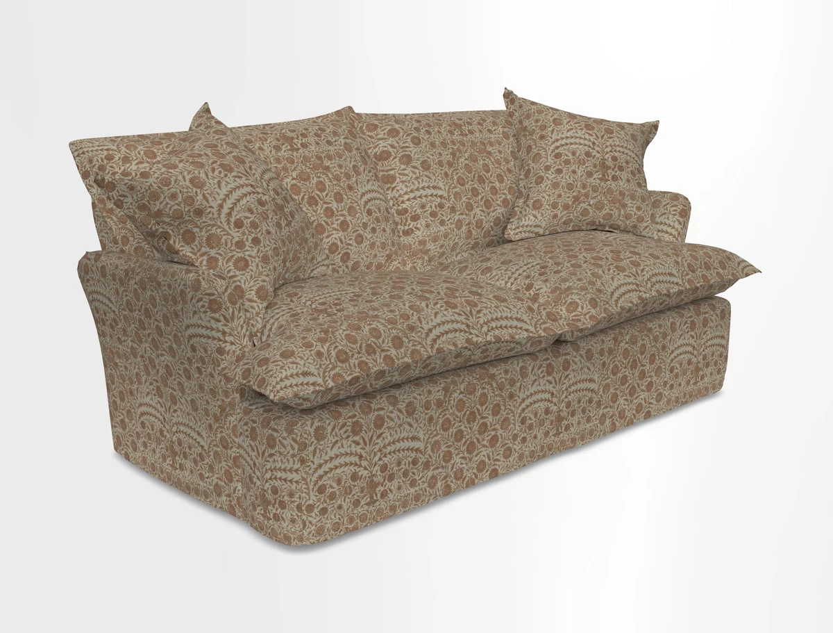 St Ives 2.5 seater sofa in Two Tone Plain Biscuit