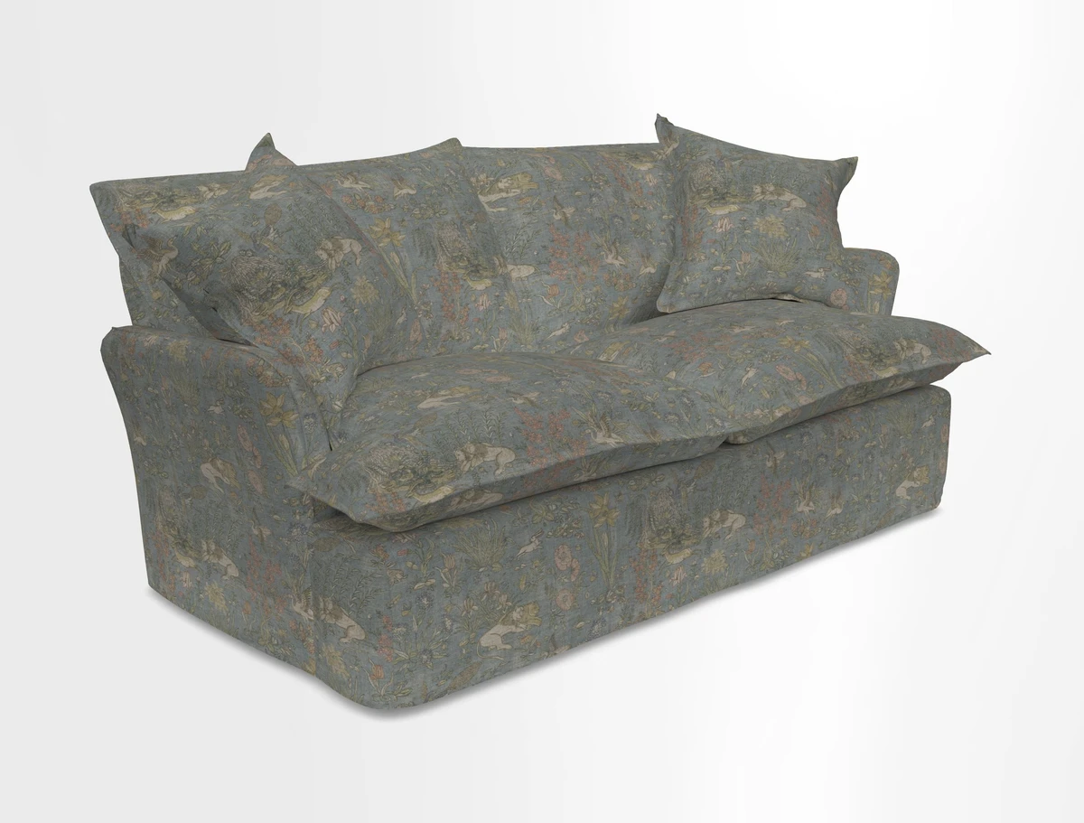 St Ives 2.5 seater sofa in Two Tone Plain Biscuit