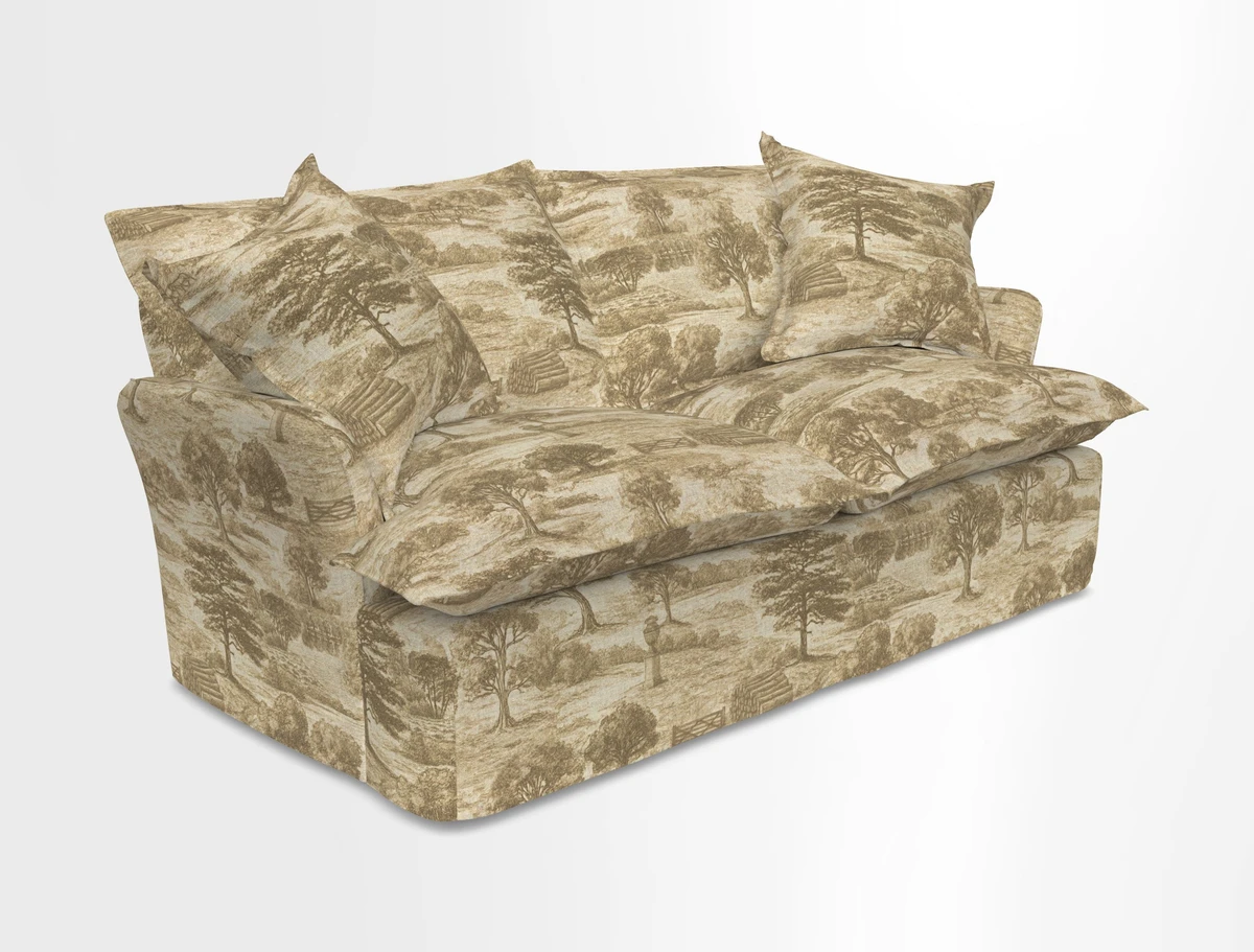 St Ives 2.5 seater sofa in Two Tone Plain Biscuit