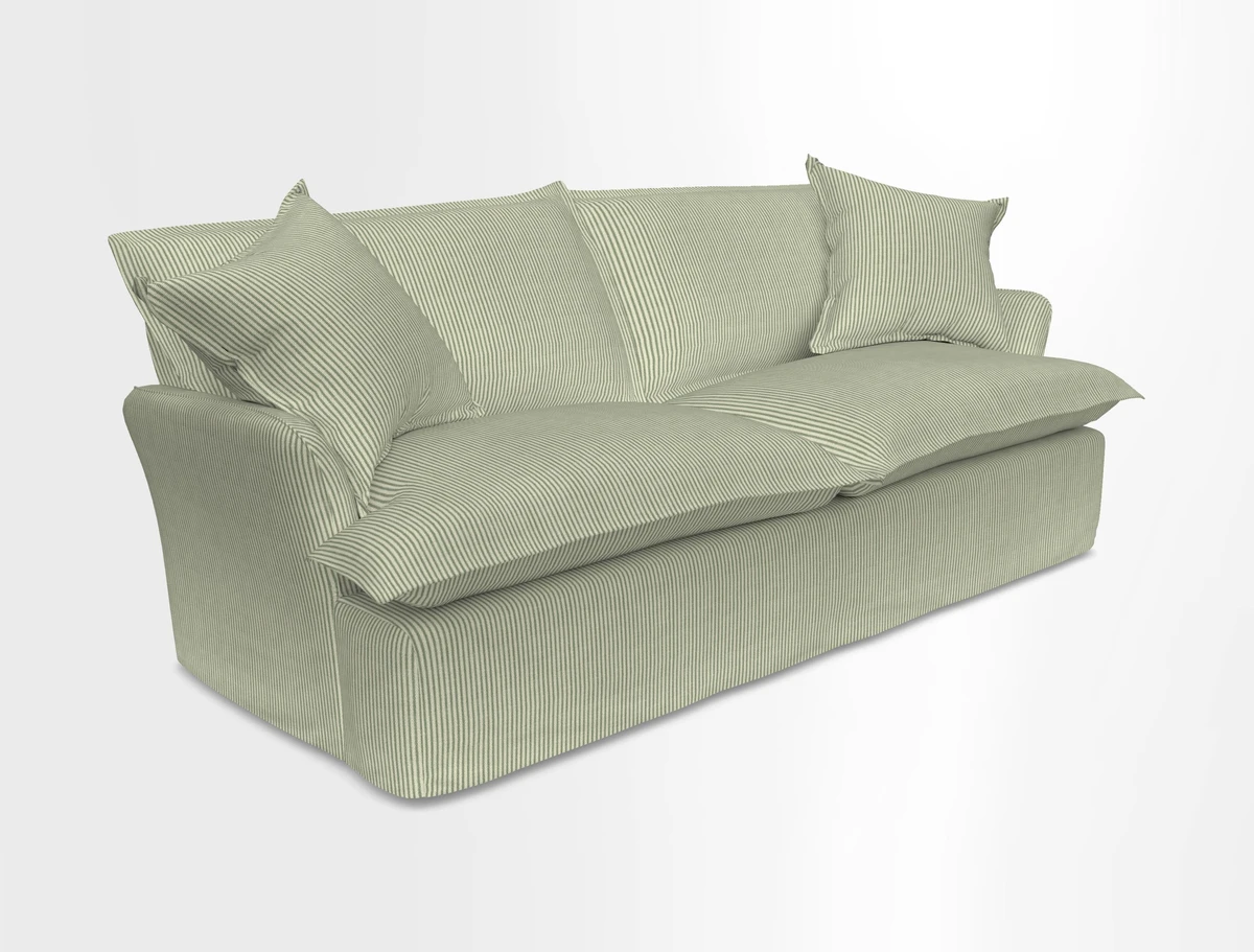 St Ives 3 seater sofa in Two Tone Plain Biscuit