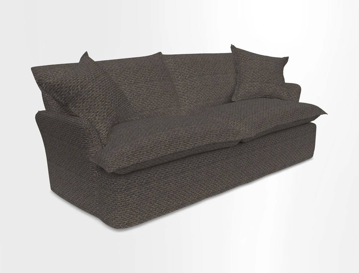 St Ives 3 seater sofa in Two Tone Plain Biscuit