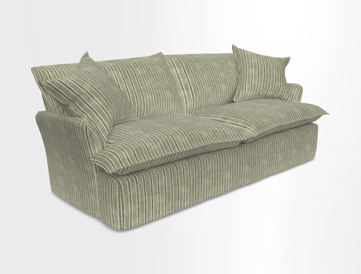 St Ives 3 seater sofa in Two Tone Plain Biscuit