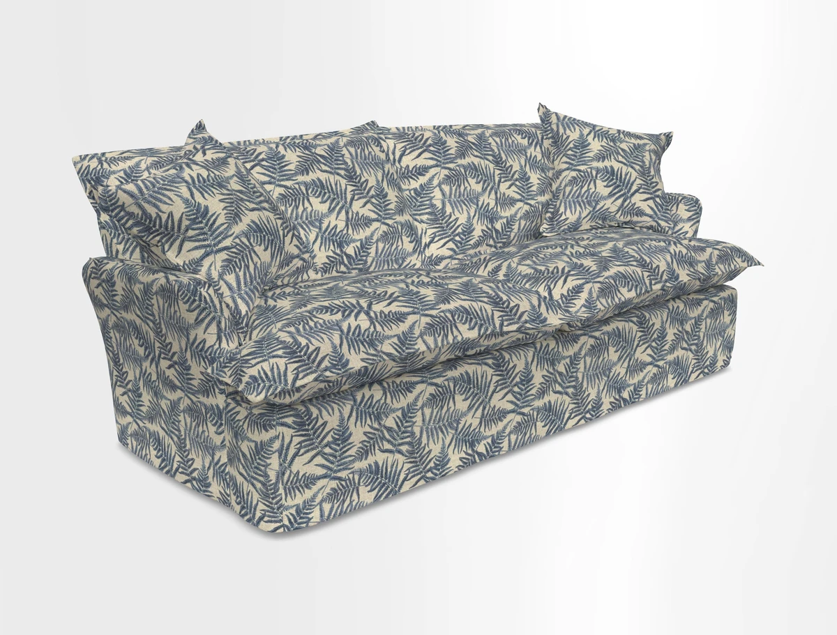 St Ives 3 seater sofa in Two Tone Plain Biscuit