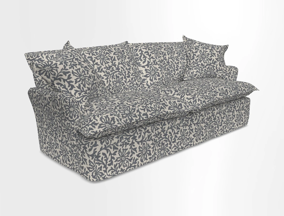St Ives 3 seater sofa in Two Tone Plain Biscuit