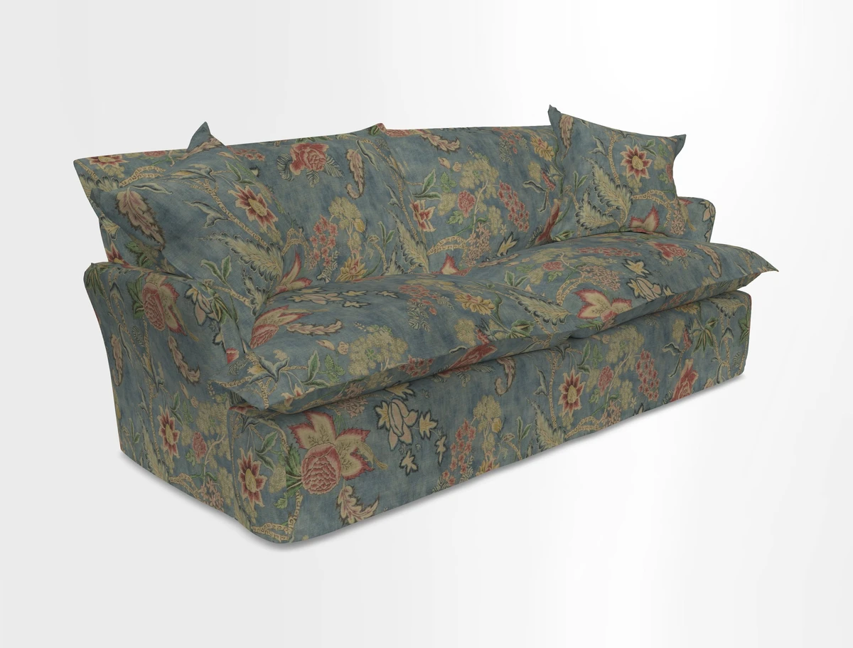 St Ives 3 seater sofa in Two Tone Plain Biscuit