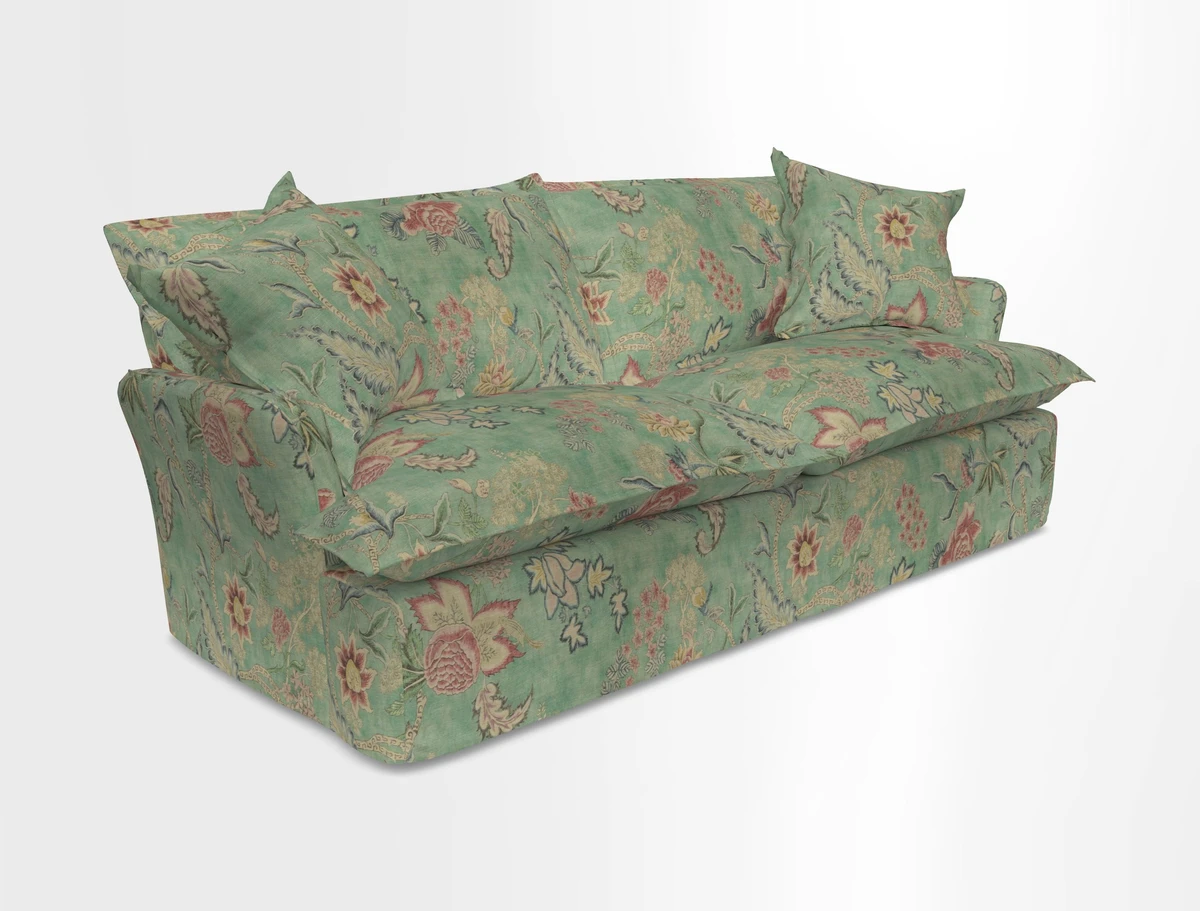 St Ives 3 seater sofa in Two Tone Plain Biscuit