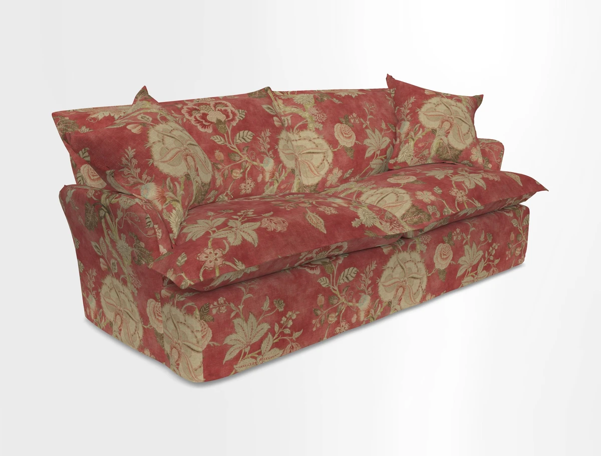 St Ives 3 seater sofa in Two Tone Plain Biscuit
