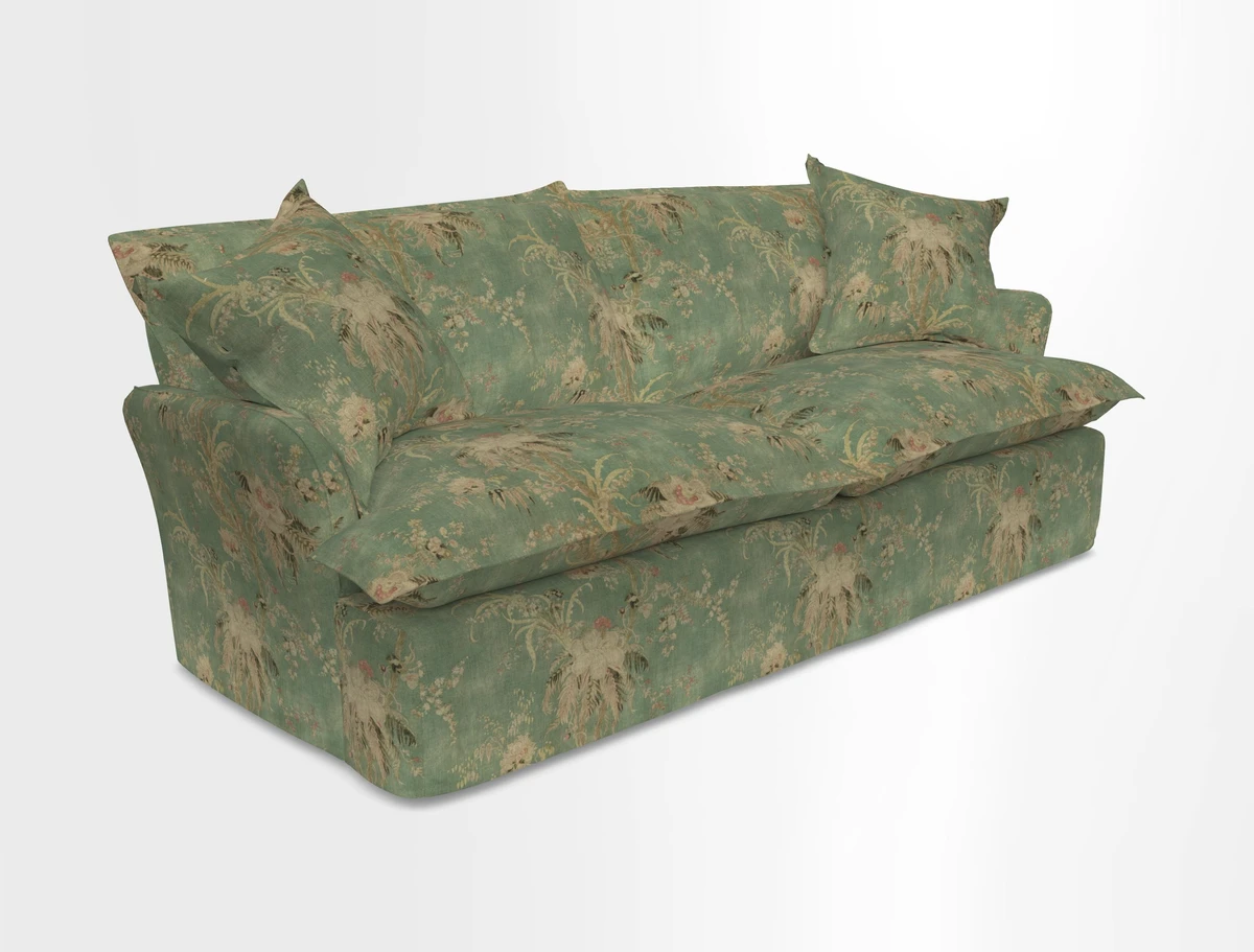 St Ives 3 seater sofa in Two Tone Plain Biscuit