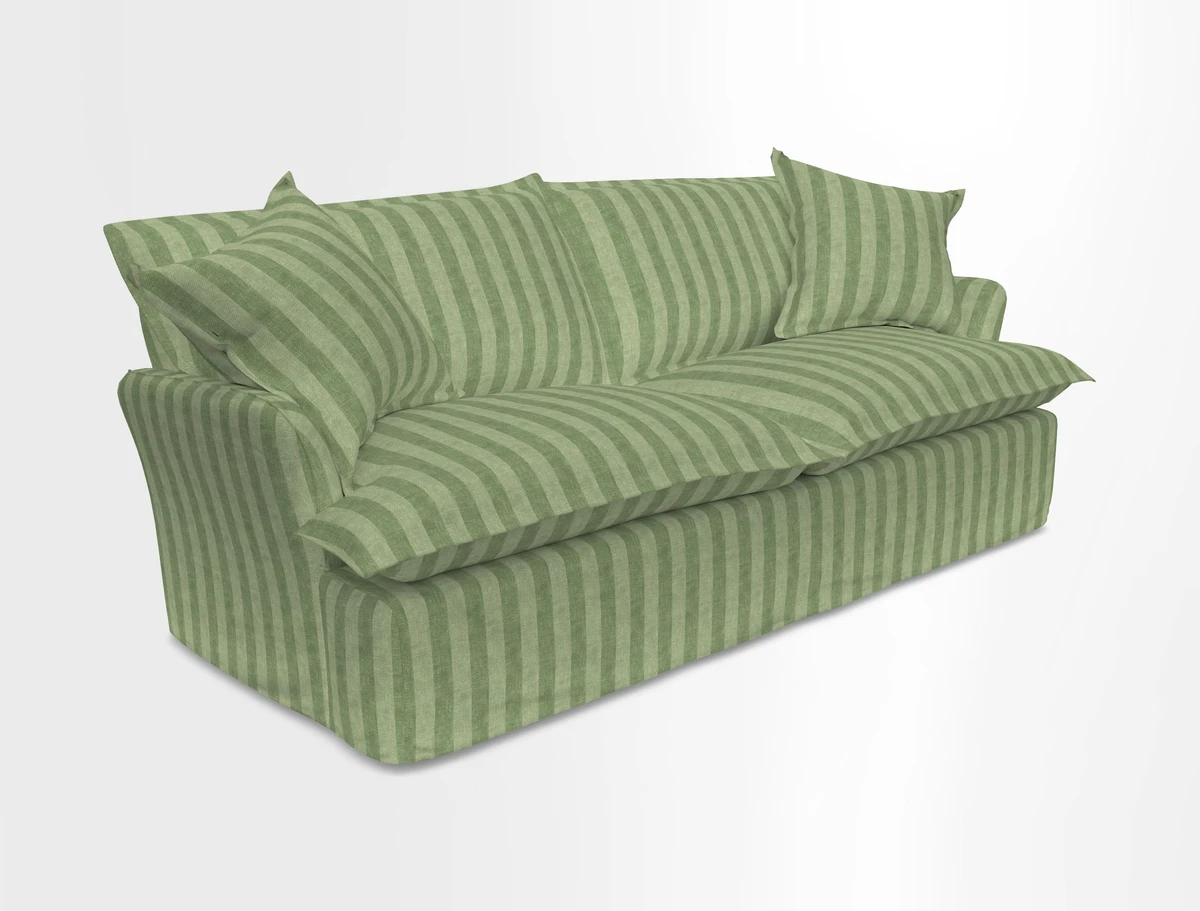 St Ives 3 seater sofa in Two Tone Plain Biscuit