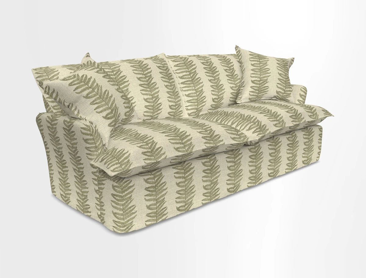St Ives 3 seater sofa in Two Tone Plain Biscuit